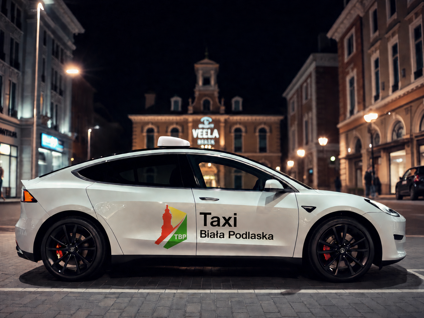 Tesla Model Y floty Taxi Biała Podlaska